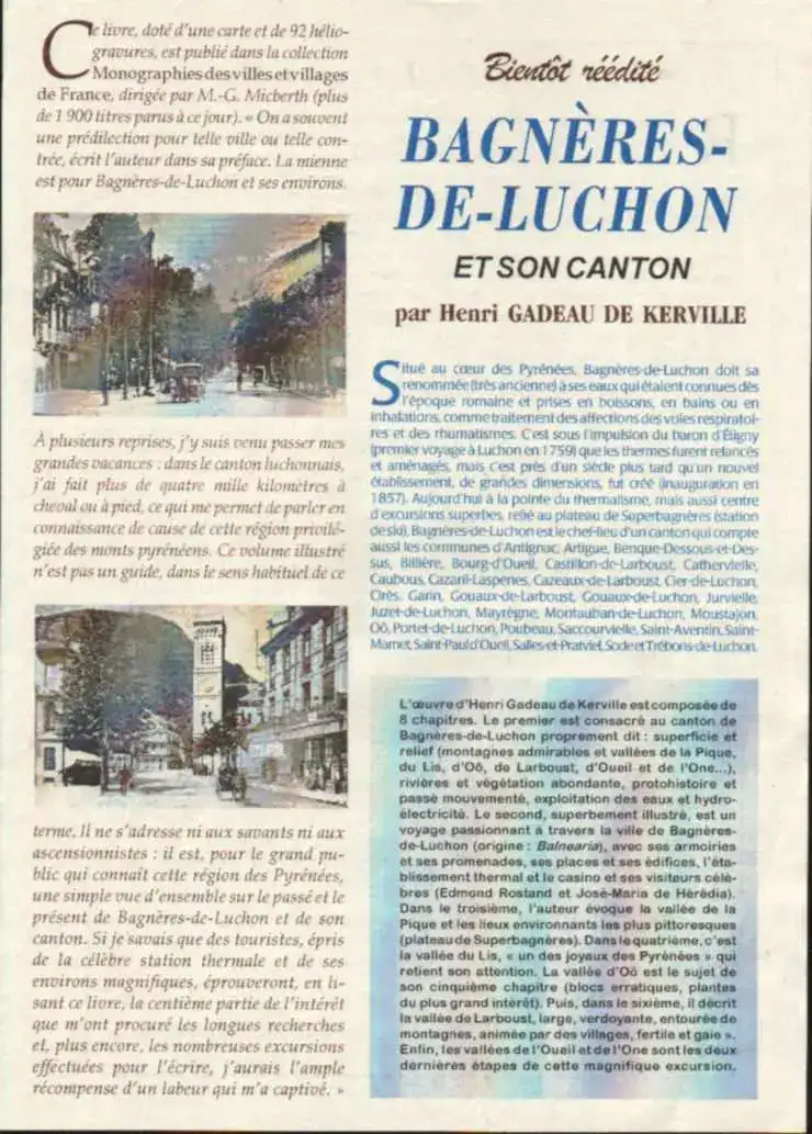 Bagnères-de-Luchon et son canton
