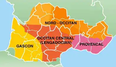 Carte Occitanie