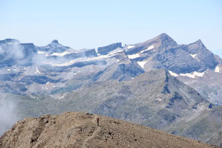 Vue panoramique depuis la crête du campbieil Photo: Bruno Jean Victor