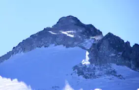 Sommet de l'Aneto depuis le glacier