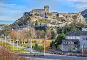 Chateau fort de Lourdes Photo F. Hourdou