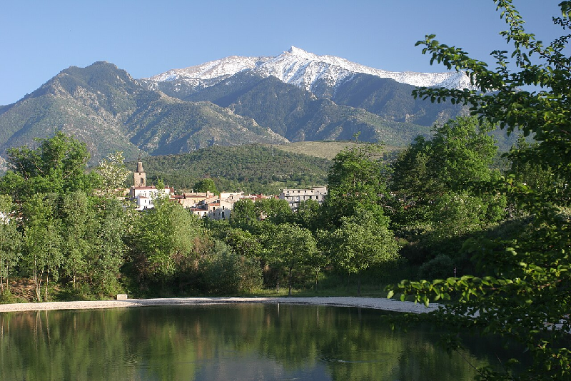 Vue de Prades, Pyrénées Orientales