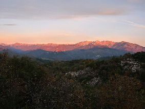 Le Haut-Vallespir avec le massif du Canigou vue près du Mont Capell Photo: Jean-PaulAlandry