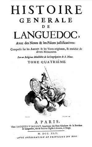Couverture Histoire du Languedoc