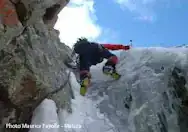 Escalade Cascades de Gace Ici Malaza