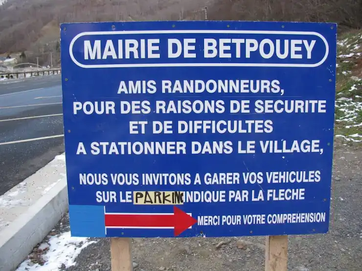 Betpoueyy Parking randonneurs