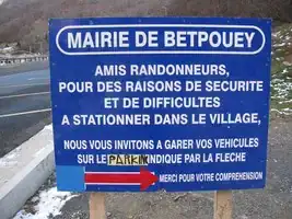 Betpoueyy Parking randonneurs