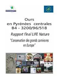 Ours-LIFE rapport final 2000 Couv