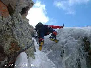 Cascade Glace Malaza Goulotte