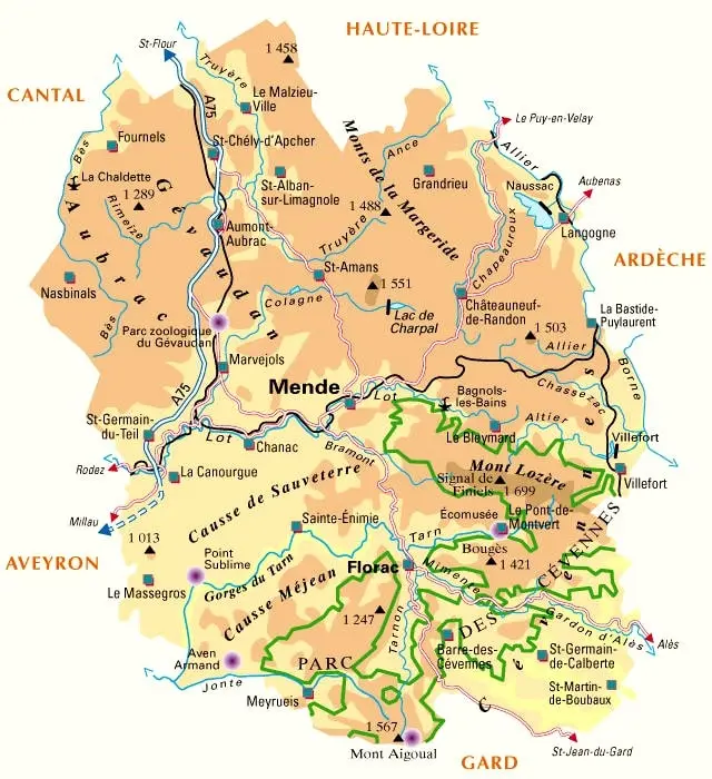 Carte-Lozere