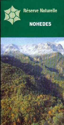 Couverture du Guide de la Reserve Naturelle de Nohedes
